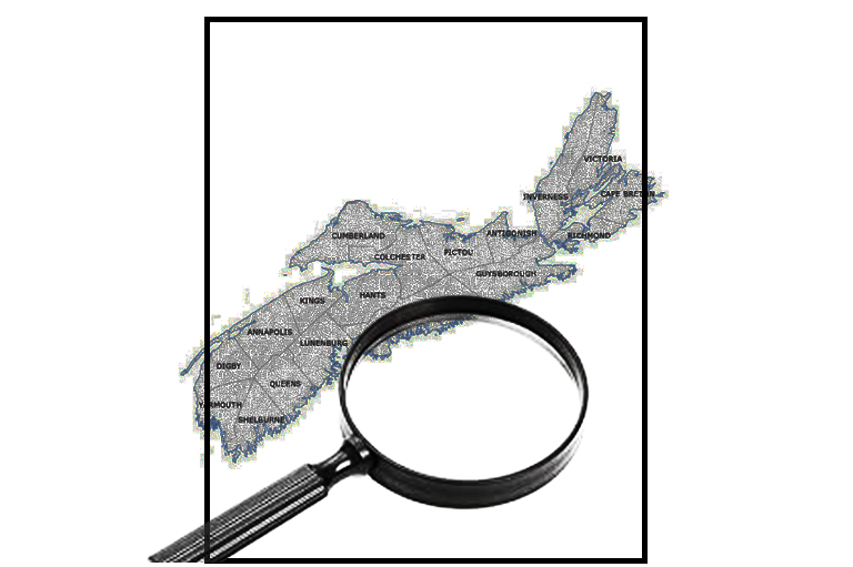 Magnifying Glass, Map of Nova Scotia Search MLS Listings